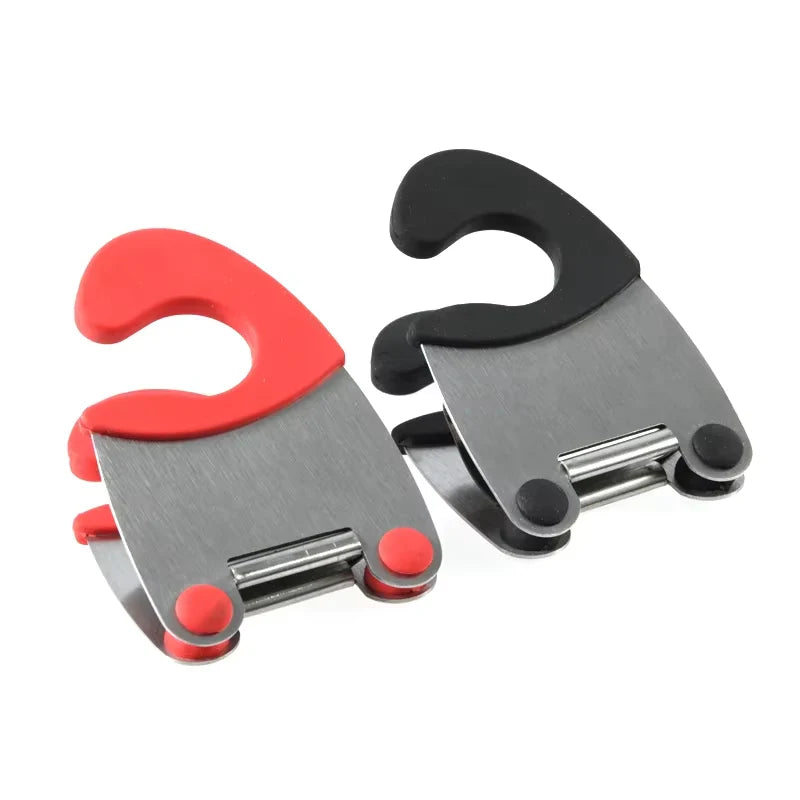 Pot Clip Spoon Holder – Stainless Steel Pot Side Utensil Rest – image 4
