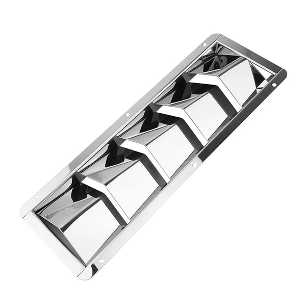 Stainless Steel Boat Louver Vent, 5-Slot Marine Grille