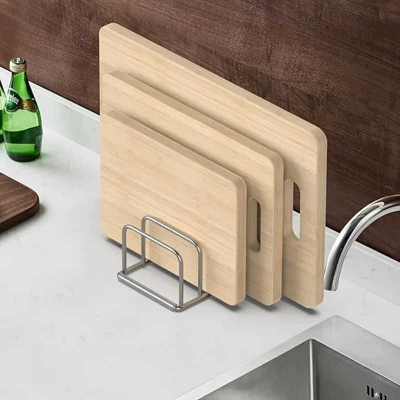 Pot Lid Rack - Stainless Steel Cutting Board Holder – image 4