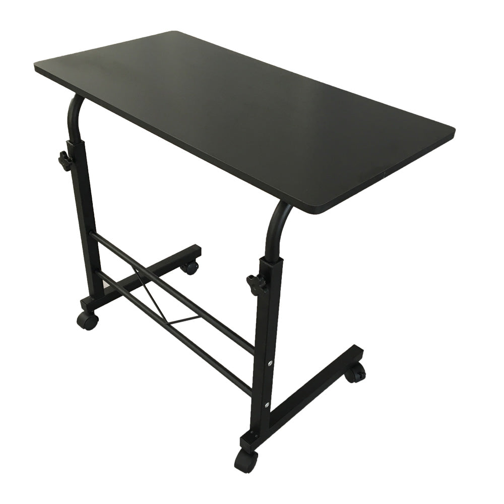 Rolling C-Shaped Laptop Table, Height Adjustable
