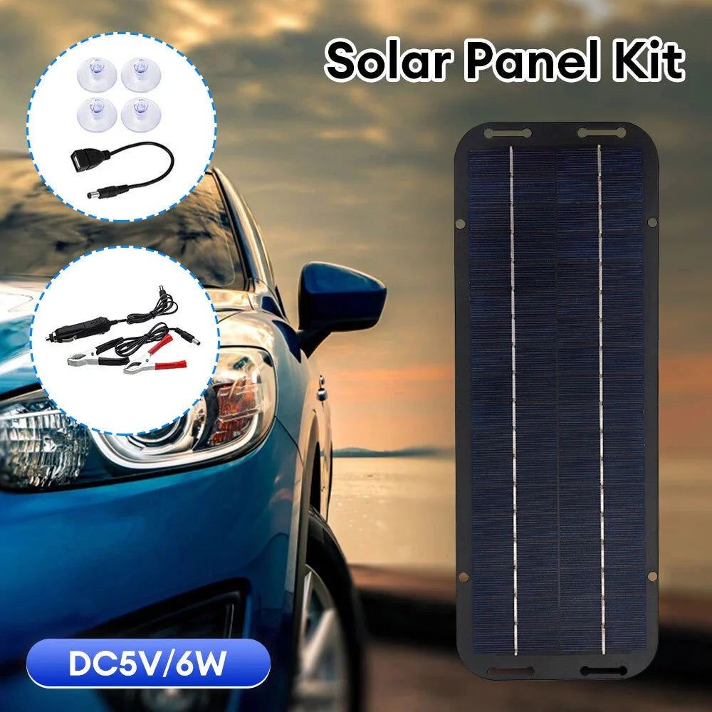 Solar Trickle Charger, 30W 12V Battery Maintainer Kit – image 4