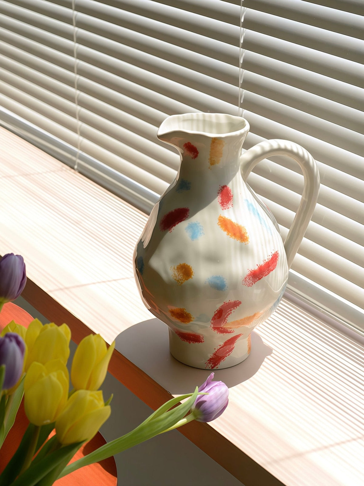 Handmade Nordic Pottery Jug Vase – image 3