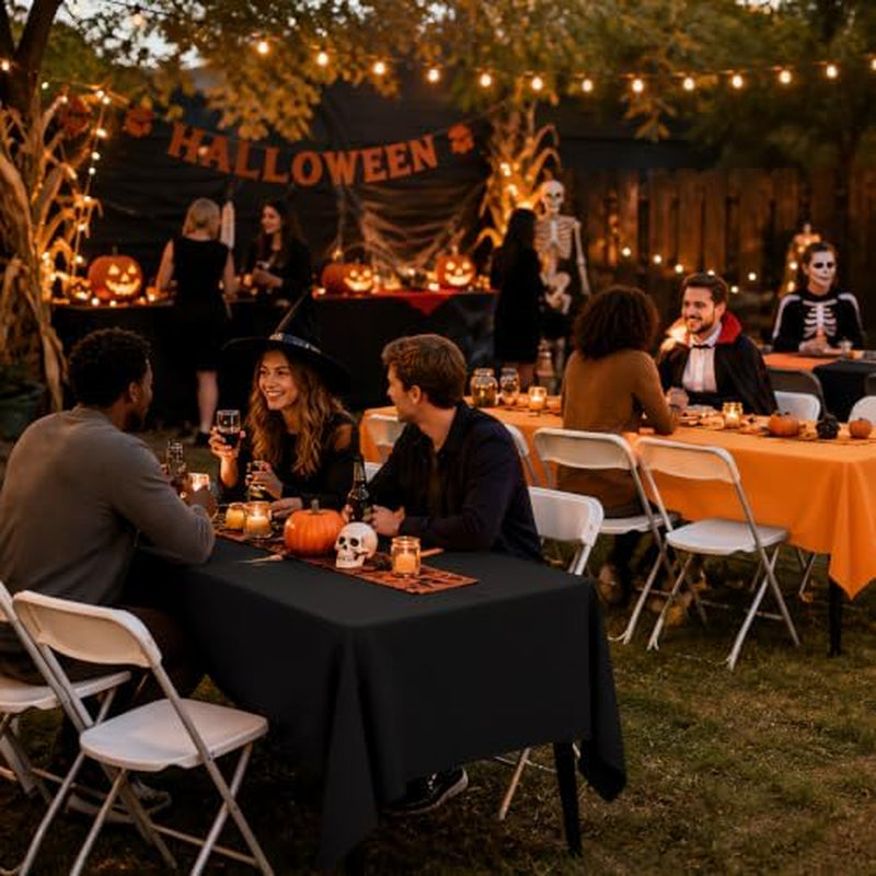 Halloween Party Decorations Set – Banner, Paper Fans and Streamers – image 2
