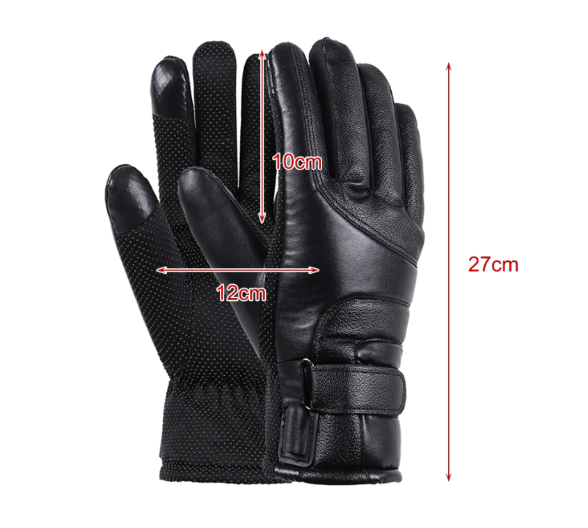 USB Heated Gloves – Touchscreen Windproof Winter Hand Warmers