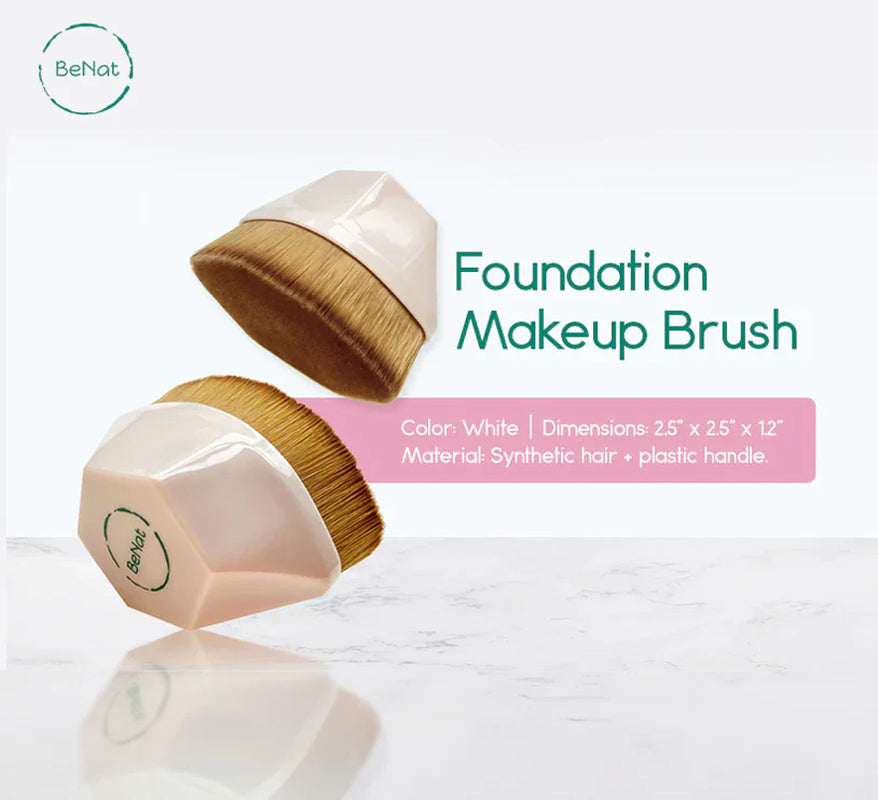 Foundation Brush – Dense Synthetic Makeup Blending Brush – image 3