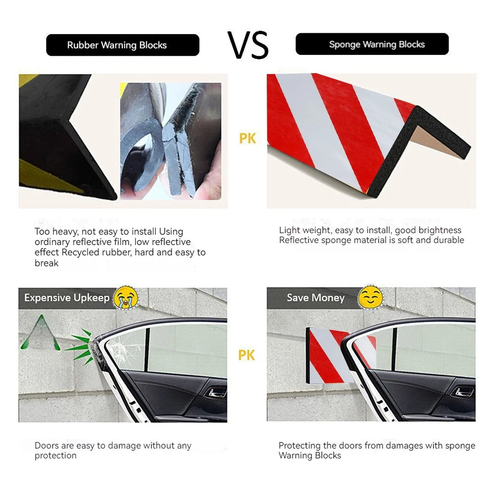 Garage Wall Protector Foam Bumper Self-Adhesive Car Door Guard – image 3