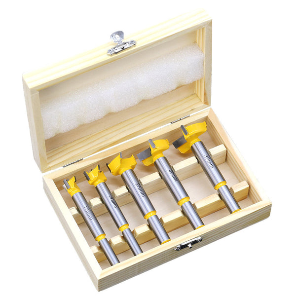 Wood Hole Opener Drill Bits – 5 Pc Carbide Reamer Set