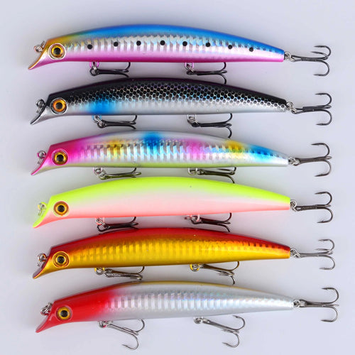 6-Piece Floating Hard Bait Fishing Lures – image 2