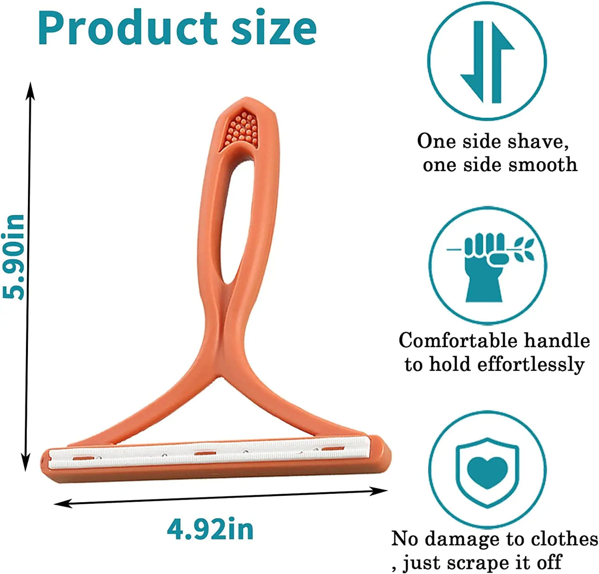 Lint Remover Scraper - Double-Sided Manual Fabric Shaver – image 3