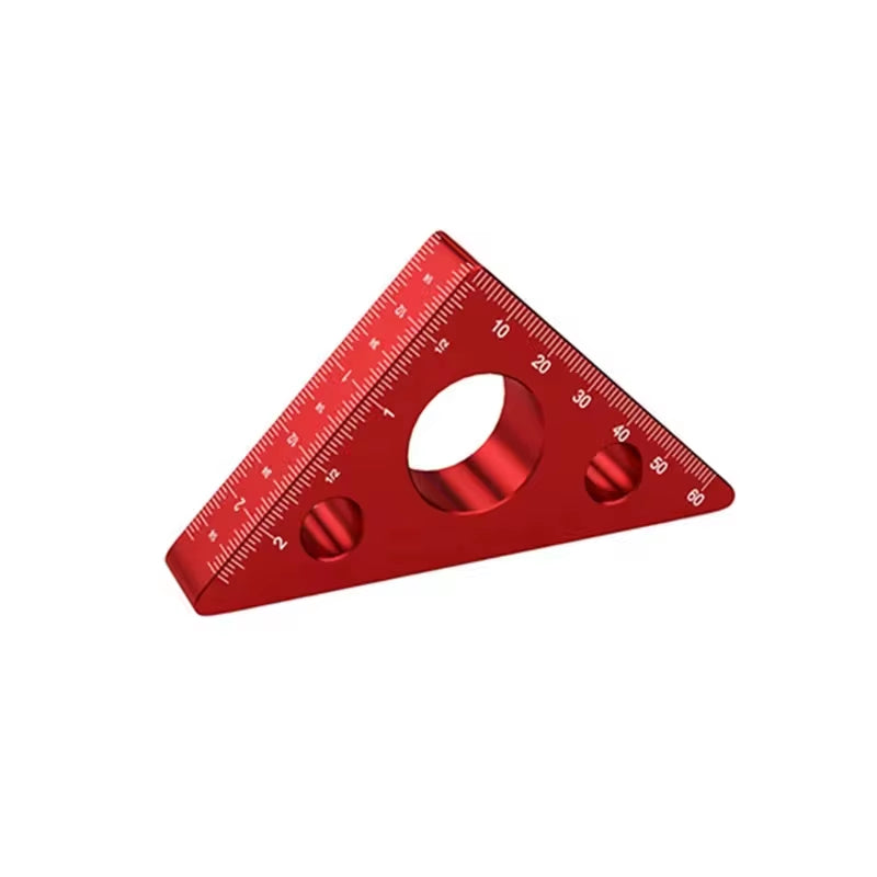 Aluminum Pocket Square - Right Angle Woodworking Layout Ruler