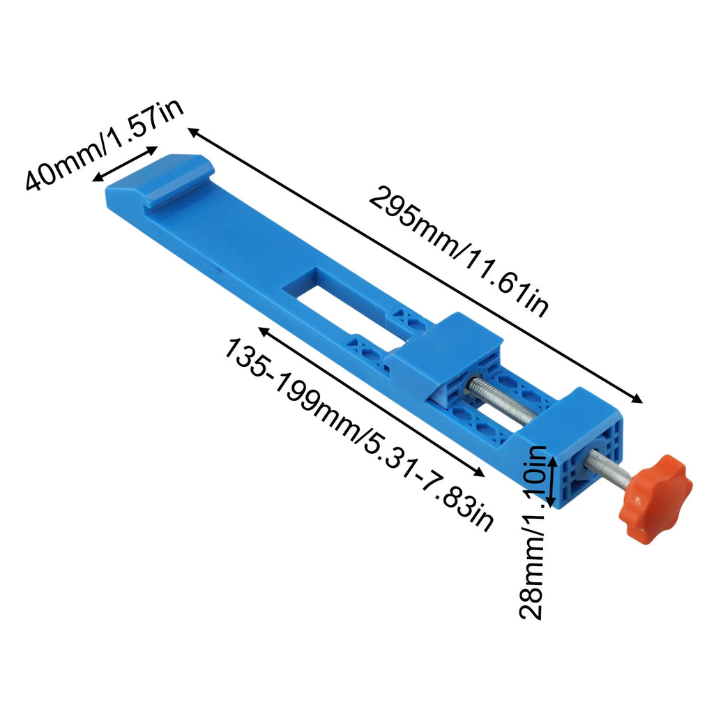 Cutting Machine Edge Guide – Adjustable Saw Base Rail Clamp – image 7