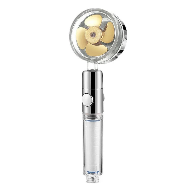 Turbo Fan Handheld Shower Head, 360 Rotating High Pressure Sprayer – image 15