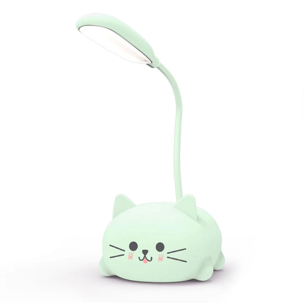 Cute Pig LED Night Light - Foldable USB Rechargeable Desk Lamp
