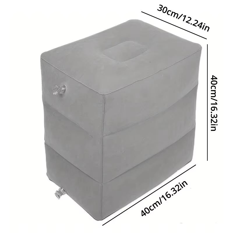 Inflatable Footrest Pillow, 3-Layer Adjustable Height