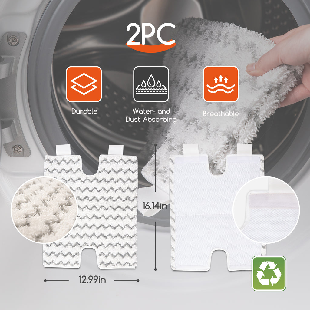 Steam Mop with 8 Attachments, 1200W Double-Sided Floor Steamer – image 12