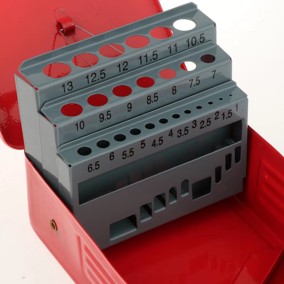 Drill Bit Index Case – Metal Bit Organizer Box – image 6