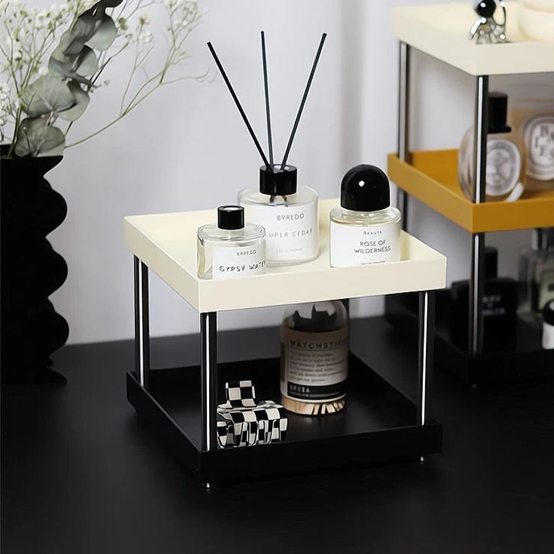 Makeup Organizer Rack Modern Tiered Vanity Display – image 5
