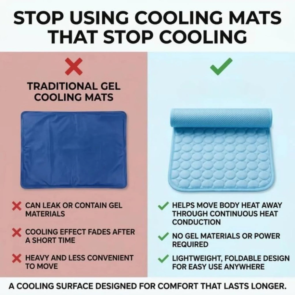 Dog Cooling Mat - Gel-Free Washable Self-Cooling Pad – image 6