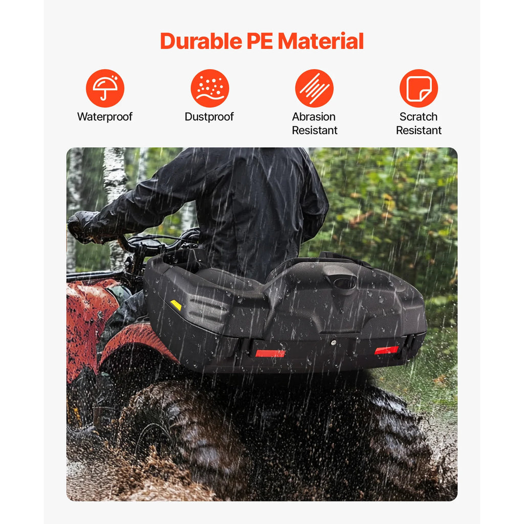 ATV Rear Cargo Box with Padded Seat and Backrest, Lockable – image 4