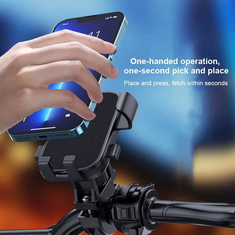 Bike Phone Mount - 360 Degree Rotating Handlebar Phone Holder – image 5