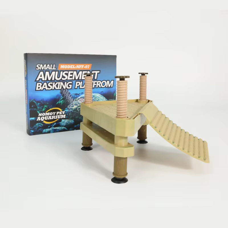 Floating Turtle Basking Platform with Climbing Ladder and Suction Cups – image 2
