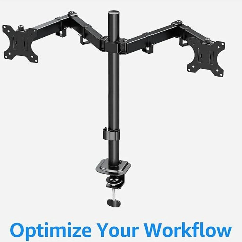 Dual Monitor Stand – Adjustable Desk Mount for 13–32 in Screens – image 11