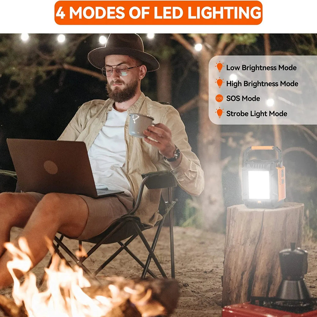 Portable Power Station 200W with 60W Solar Panel, 172.8Wh – image 6