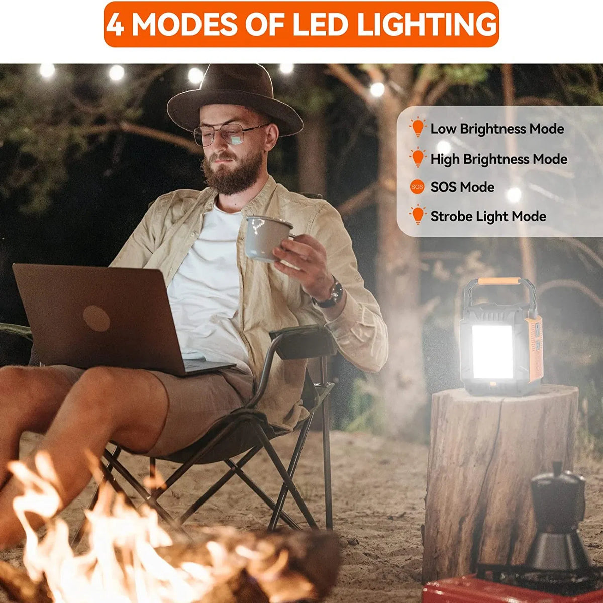 Portable Power Station 200W with 60W Solar Panel, 172.8Wh – image 6