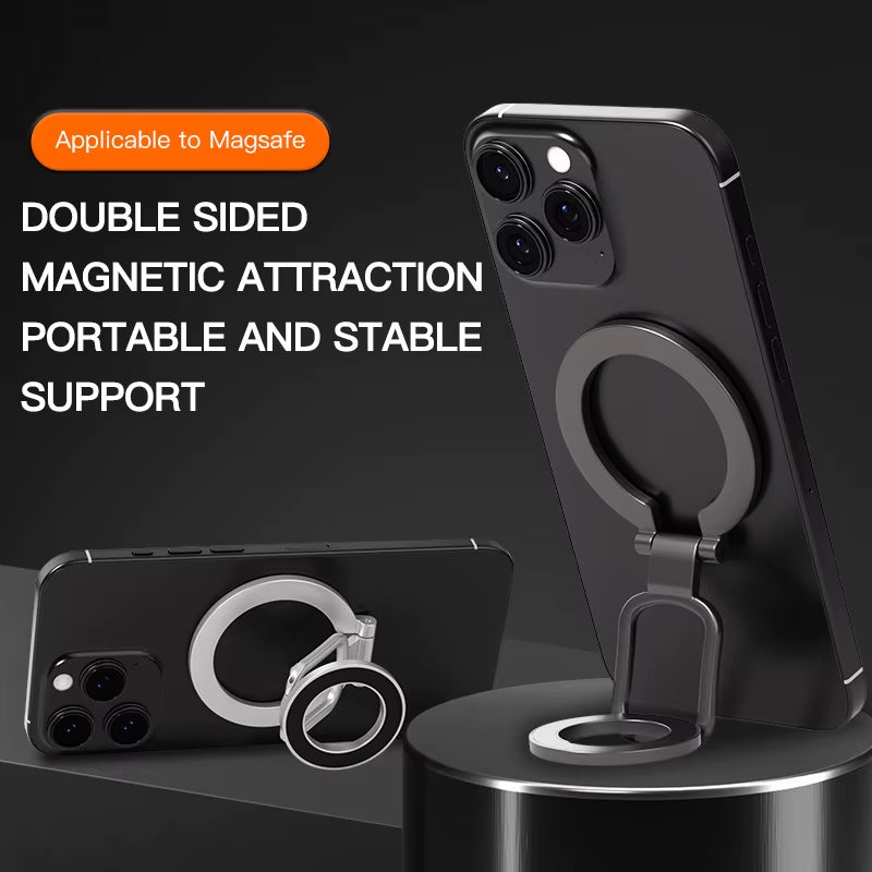 Magnetic Phone Ring Holder - Double-Sided Grip and Kickstand – image 2