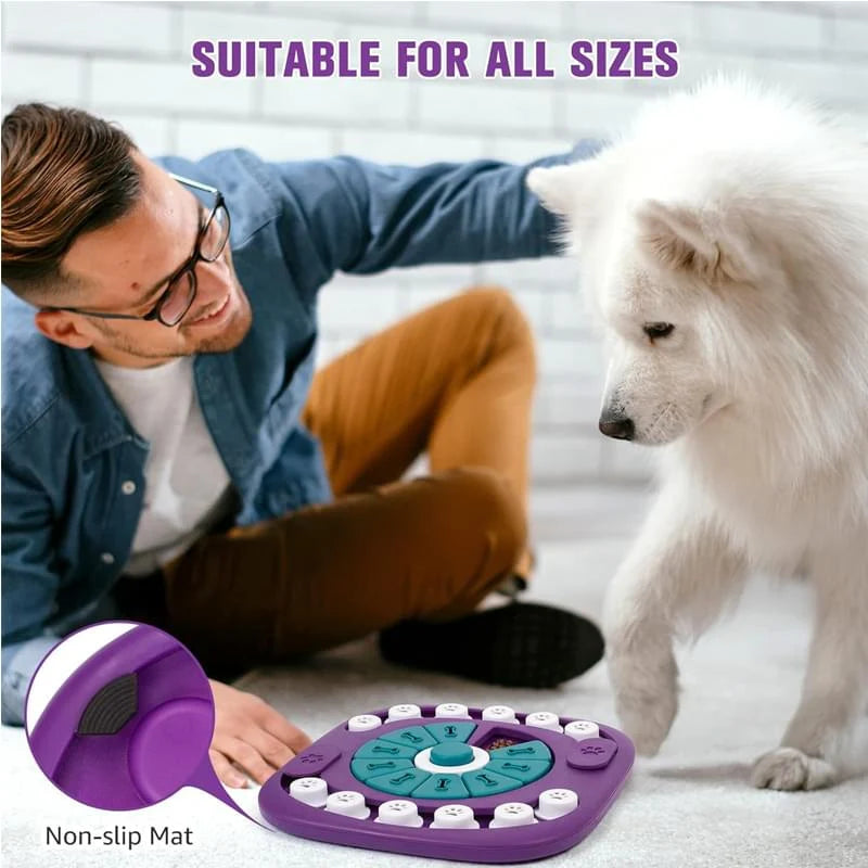 Dog Puzzle Toy – Interactive Slider Treat Puzzle – image 4