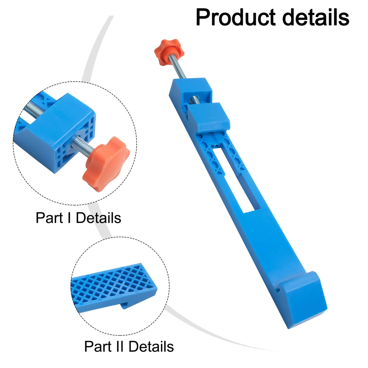 Cutting Machine Edge Guide – Adjustable Saw Base Rail Clamp – image 6