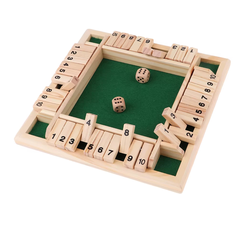 Shut the Box Wooden Dice Game – image 6