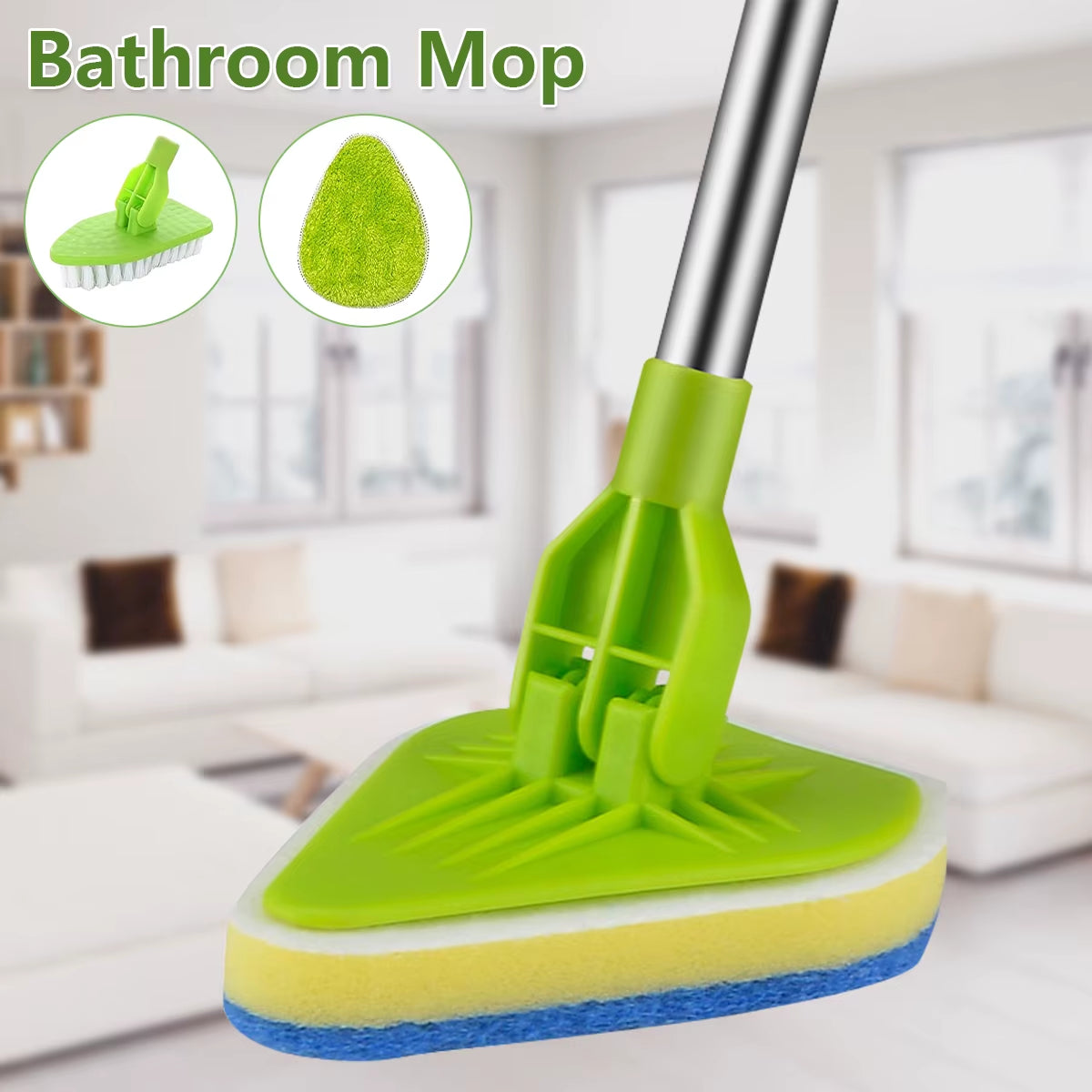 Tub and Tile Scrubber – Extendable Bathroom Cleaning Brush Set – image 2
