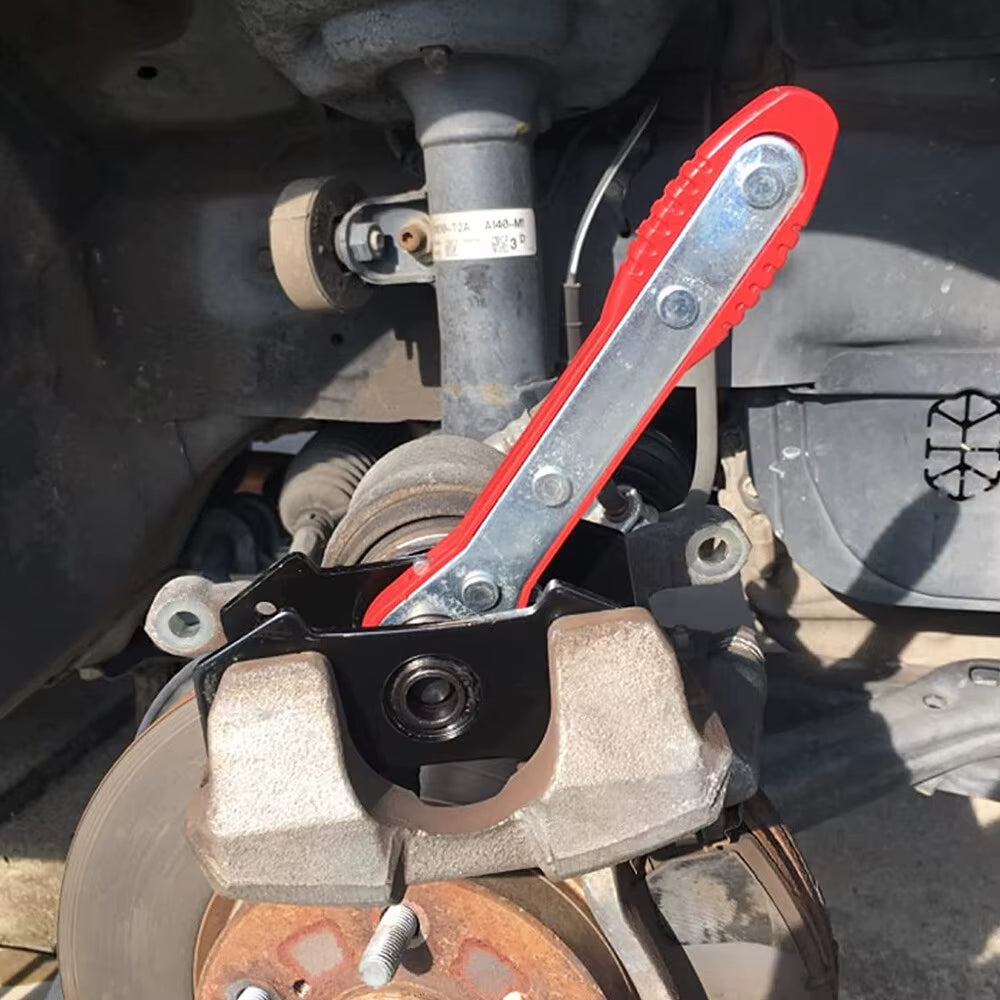 Ratcheting Brake Caliper Piston Spreader Tool with Expansion Plates – image 6