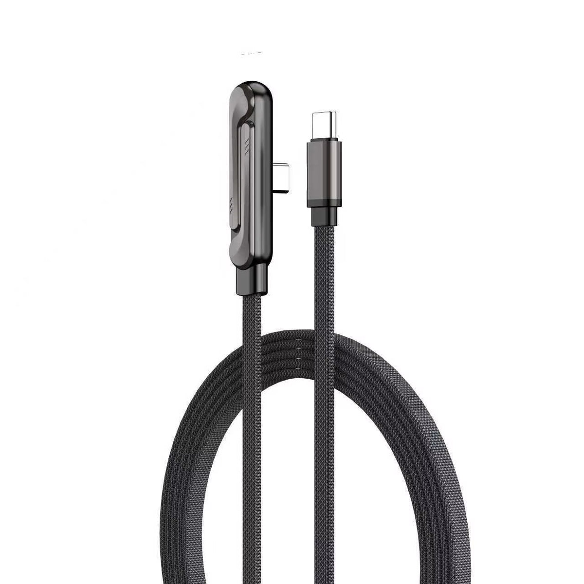 Right-Angle USB-C Charging Cable with Foldable Phone Stand – image 10