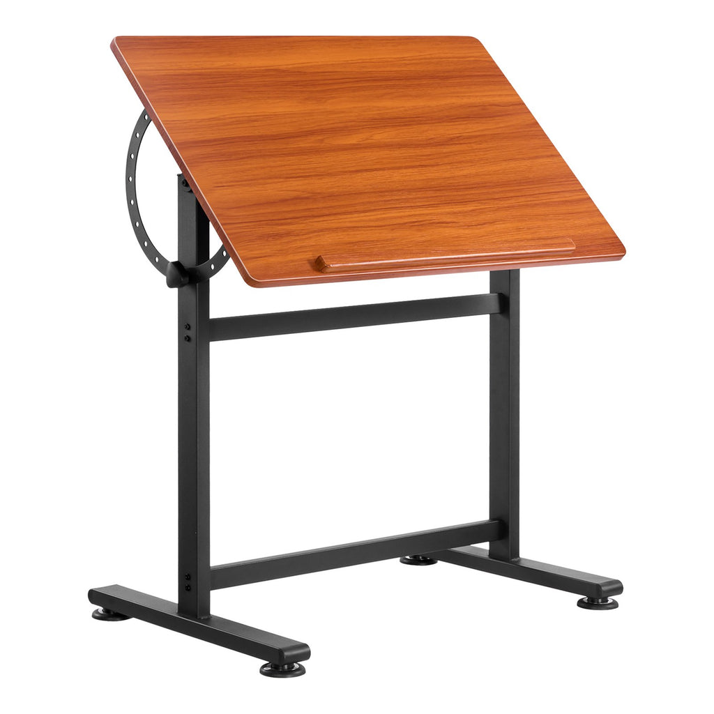 Adjustable Drafting Table with 0–90° Tilt Wooden Drawing Top – image 2