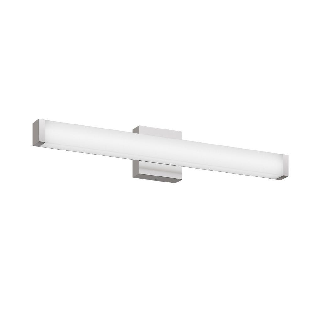 Brushed Nickel LED Vanity Light Bar 25 Inch over Mirror Fixture