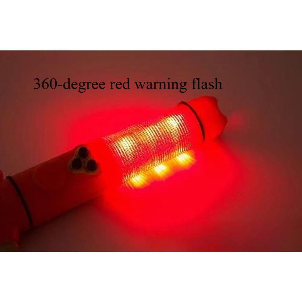 Car Safety Hammer with Seat Belt Cutter and LED Flashlight