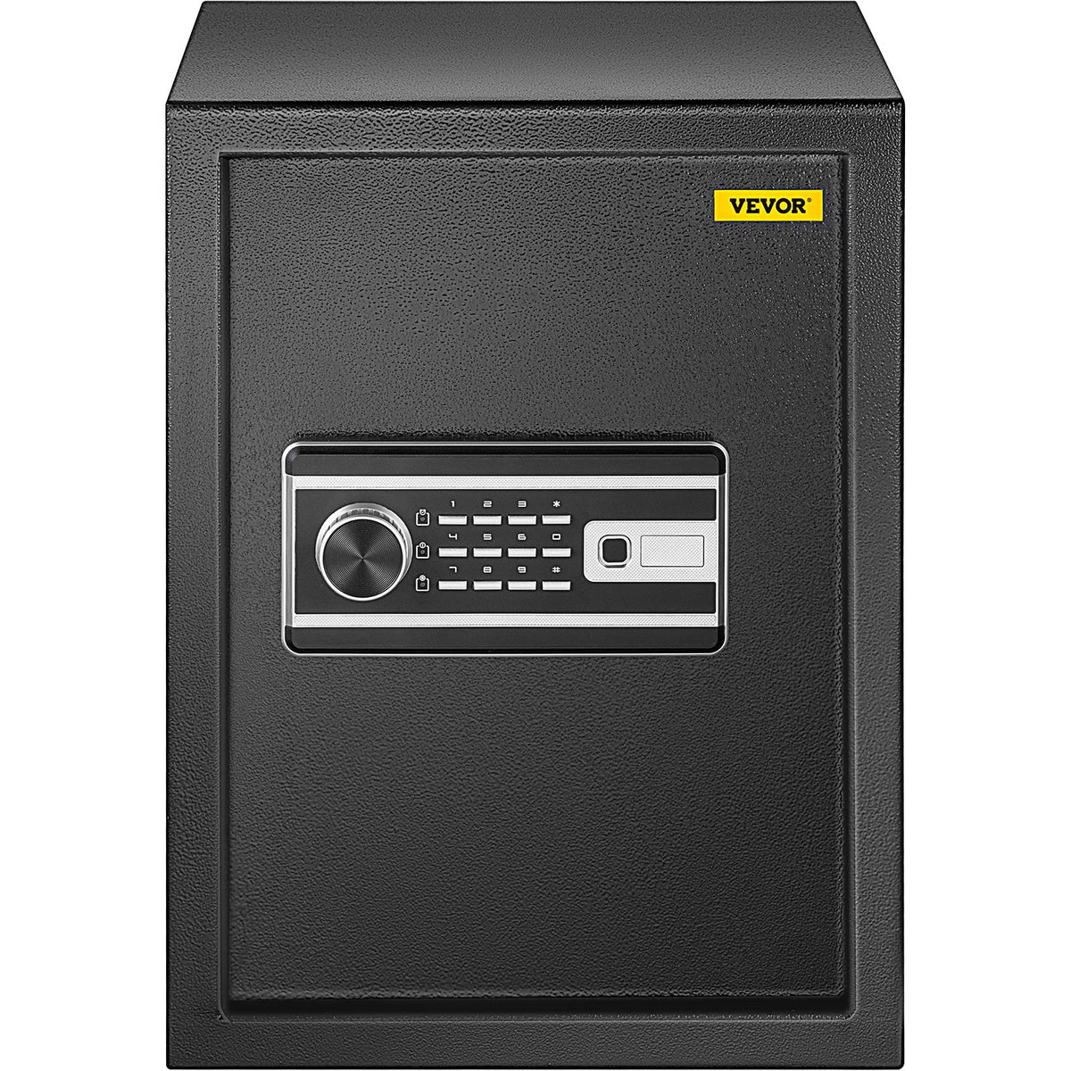 2.1 Cu Ft Fingerprint Safe Box with Keypad and 2 Keys, Steel