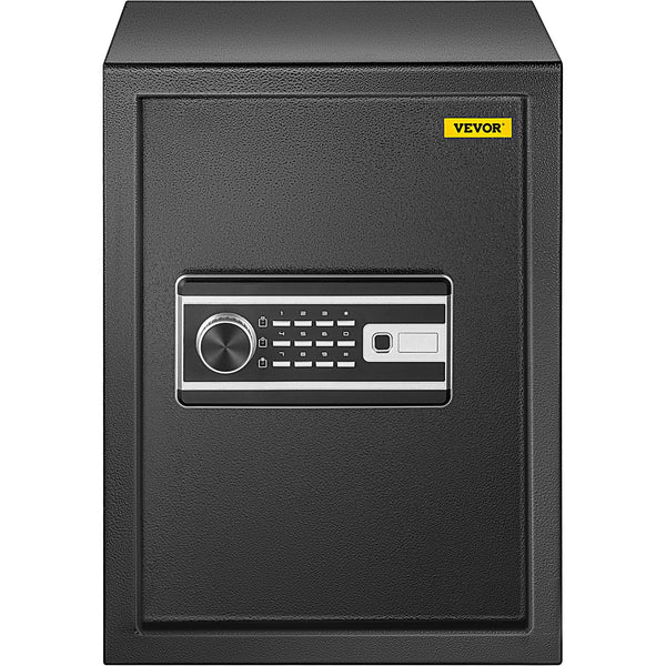 2.1 Cu Ft Fingerprint Safe Box with Keypad and 2 Keys, Steel