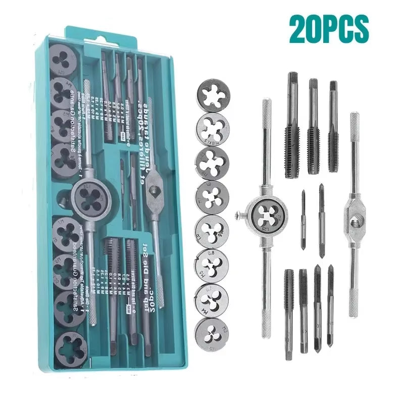Tap and Die Set M3–M12 – Metric Threading Kit, 12 or 20 Pcs – image 2