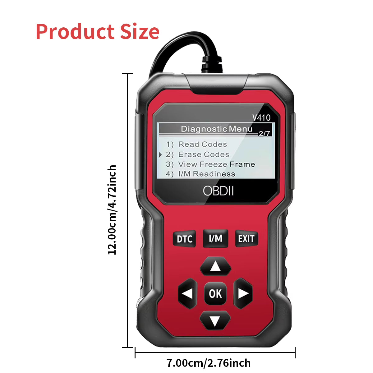OBD2 Scanner V410 – Code Reader with Live Data and Voltage Test – image 3