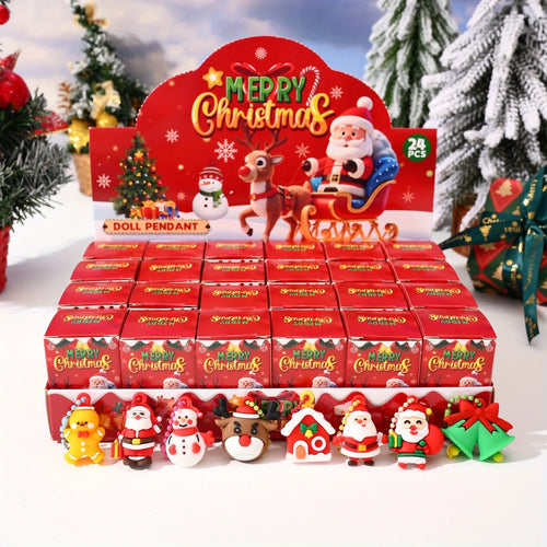 24-Piece Christmas Keychain Party Favor Pack – image 2
