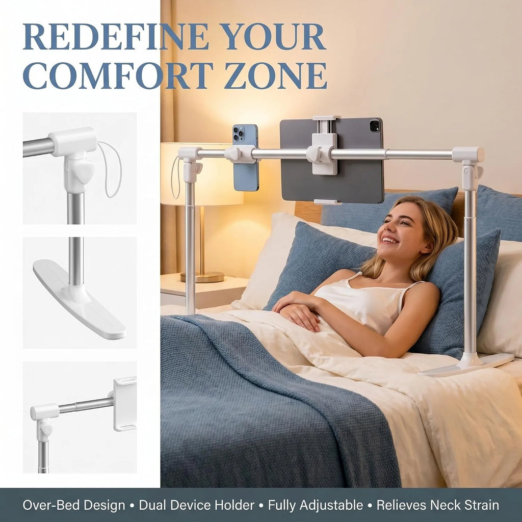 Tablet Stand Holder for Bed – 360° Foldable Aluminum Arm – image 4