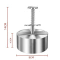 Stainless Steel Burger Press – Adjustable Patty Maker Mold