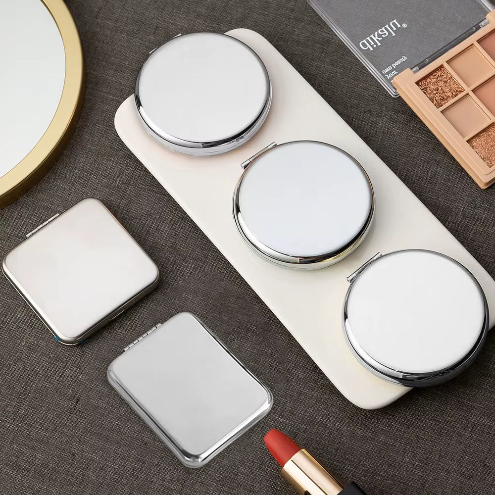 Compact Pocket Makeup Mirror - Elegant Gift for Bridesmaids – image 3