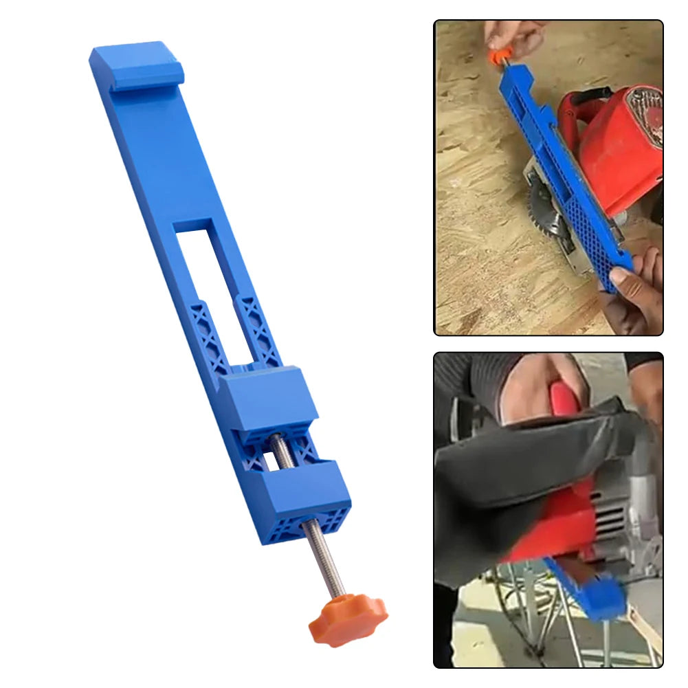 Cutting Machine Edge Guide – Adjustable Saw Base Rail Clamp – image 4