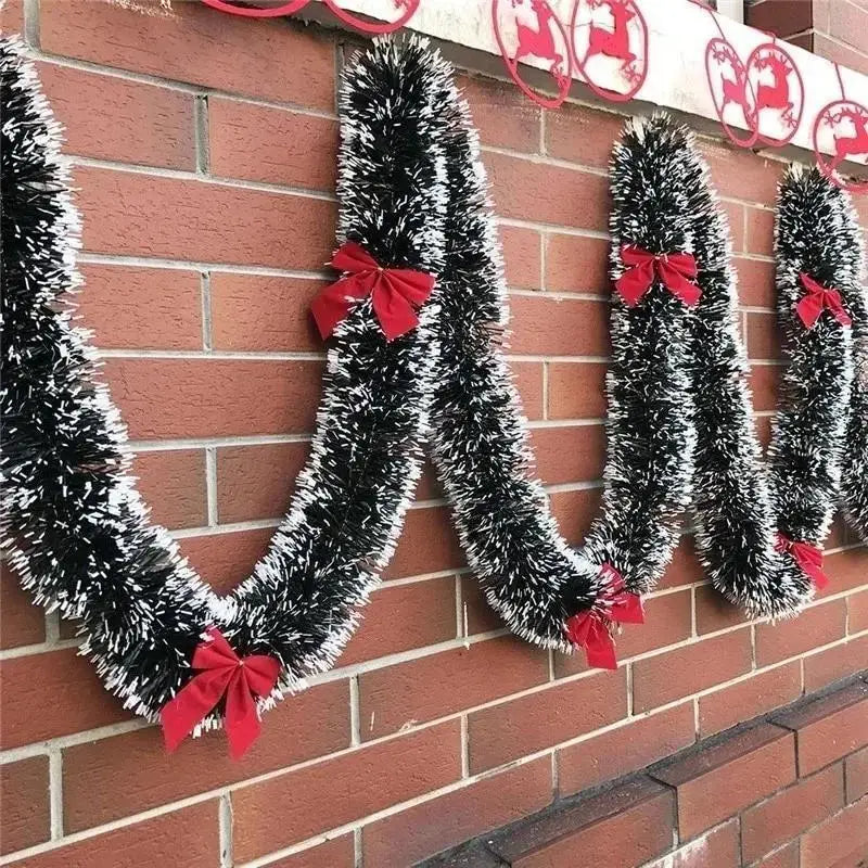 Christmas Ribbon Garland - 2 m Decorative Tree Ribbon – image 2
