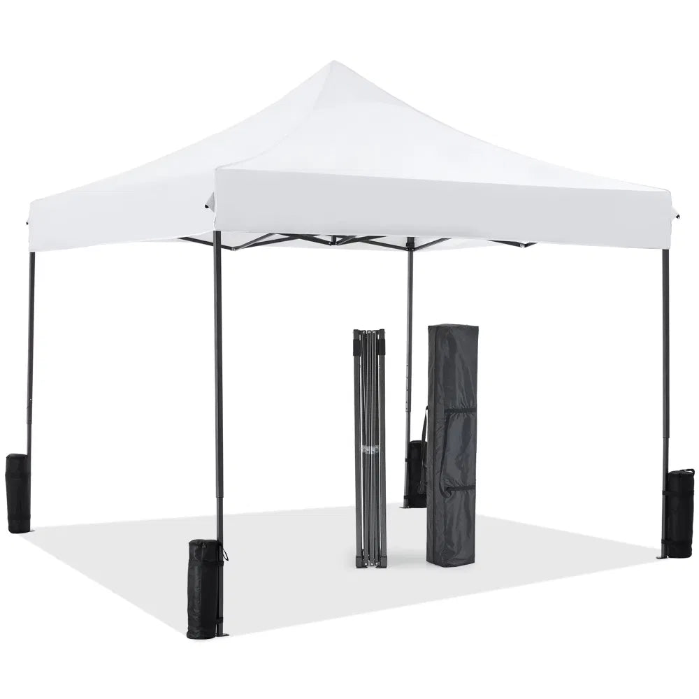 10 x 10 ft Pop-Up Canopy Tent with Slant Legs and Carry Bag – image 3