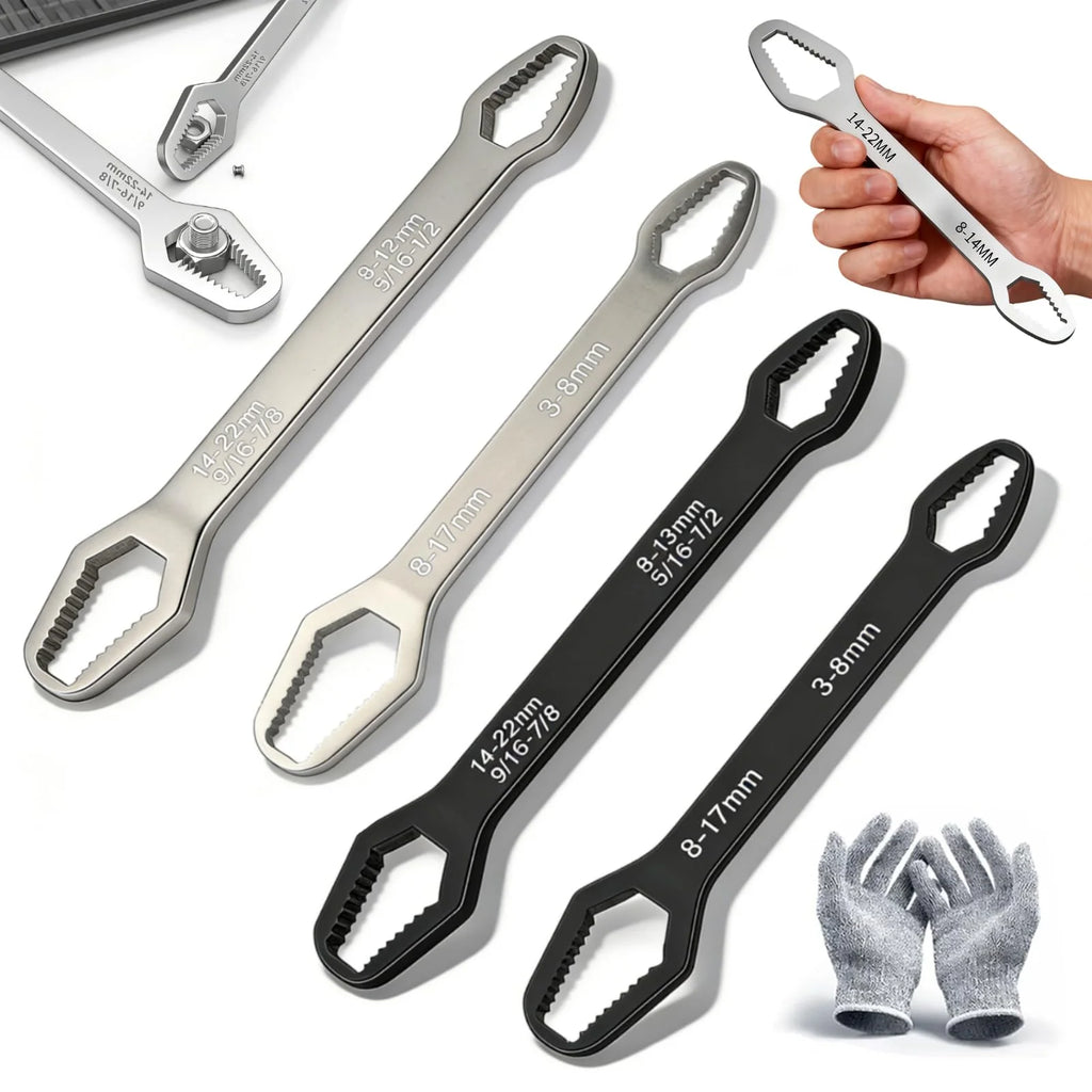 Self-Adjusting Wrench – Universal Double-Ended